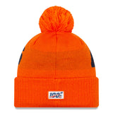 New Era Denver Broncos NFL 2019 Sideline Road Beanie - Rush Orange
