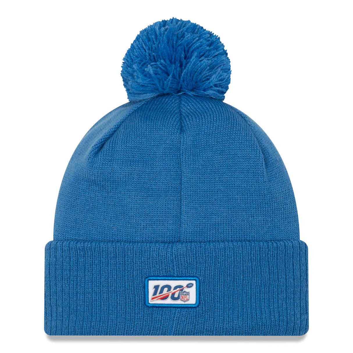 New Era Detroit Lions NFL 2019 Sideline Road Beanie - Rainstorm Blue