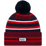 New Era New England Patriots NFL 2019 Sideline Home Beanie - Official Team Colours