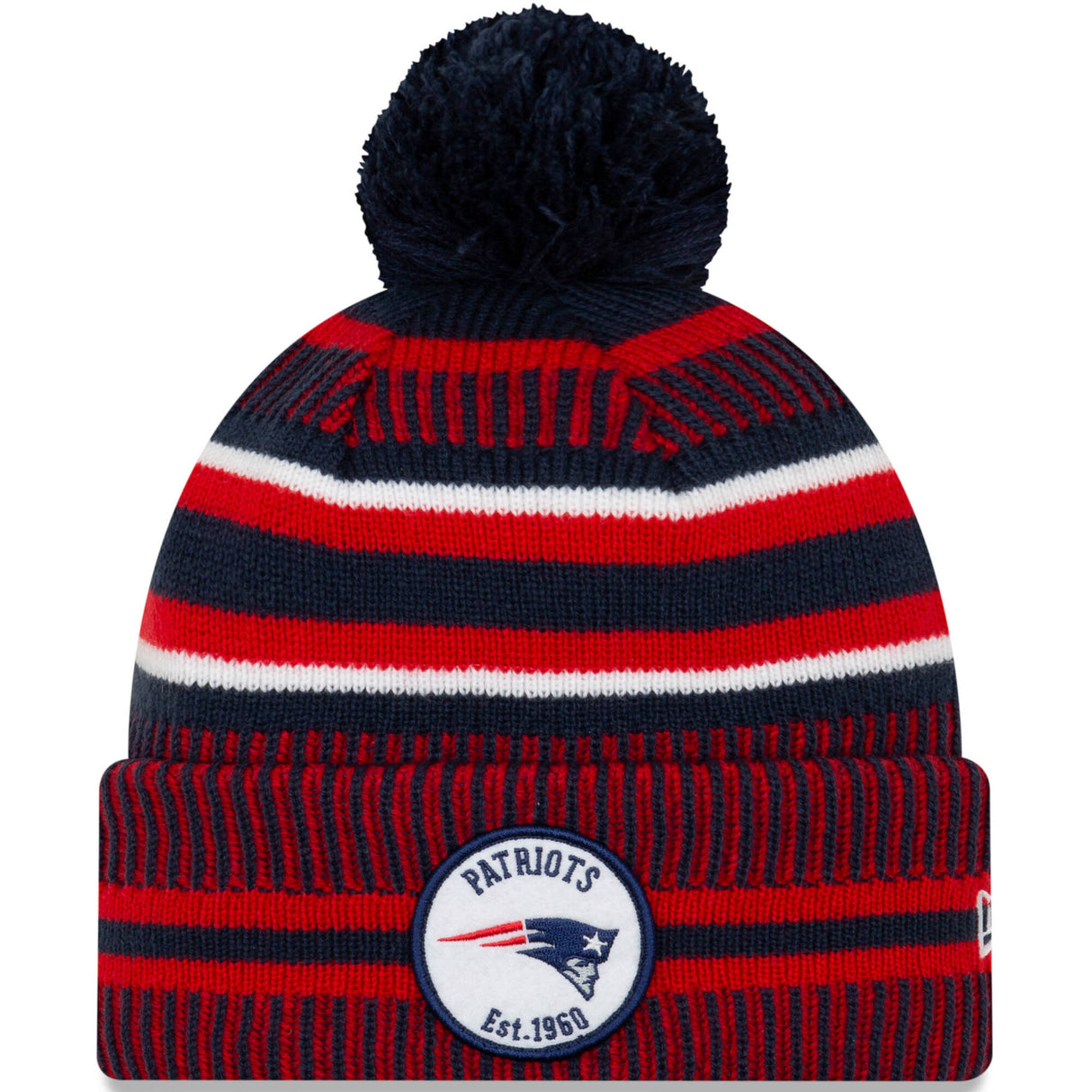 New Era New England Patriots NFL 2019 Sideline Home Beanie - Official Team Colours
