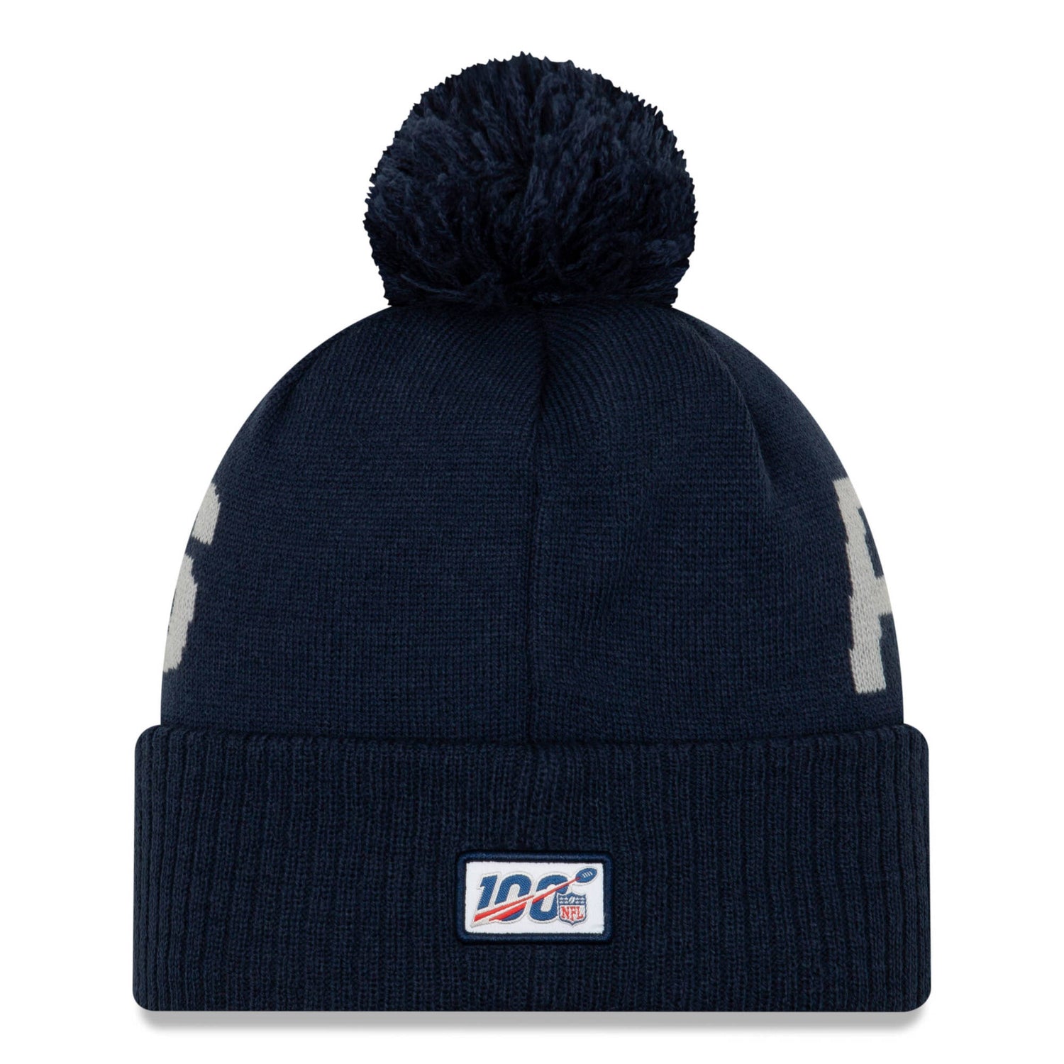 New Era New England Patriots NFL 2019 Sideline Road Beanie - Oceanside Blue