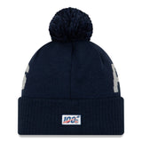 New Era New England Patriots NFL 2019 Sideline Road Beanie - Oceanside Blue