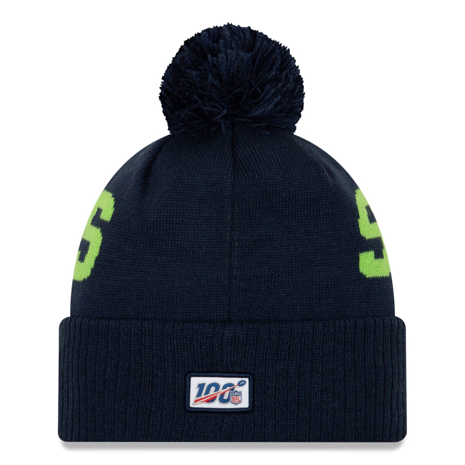 New Era Seattle Seahawks NFL 2019 Sideline Road Beanie - Oceanside Blue