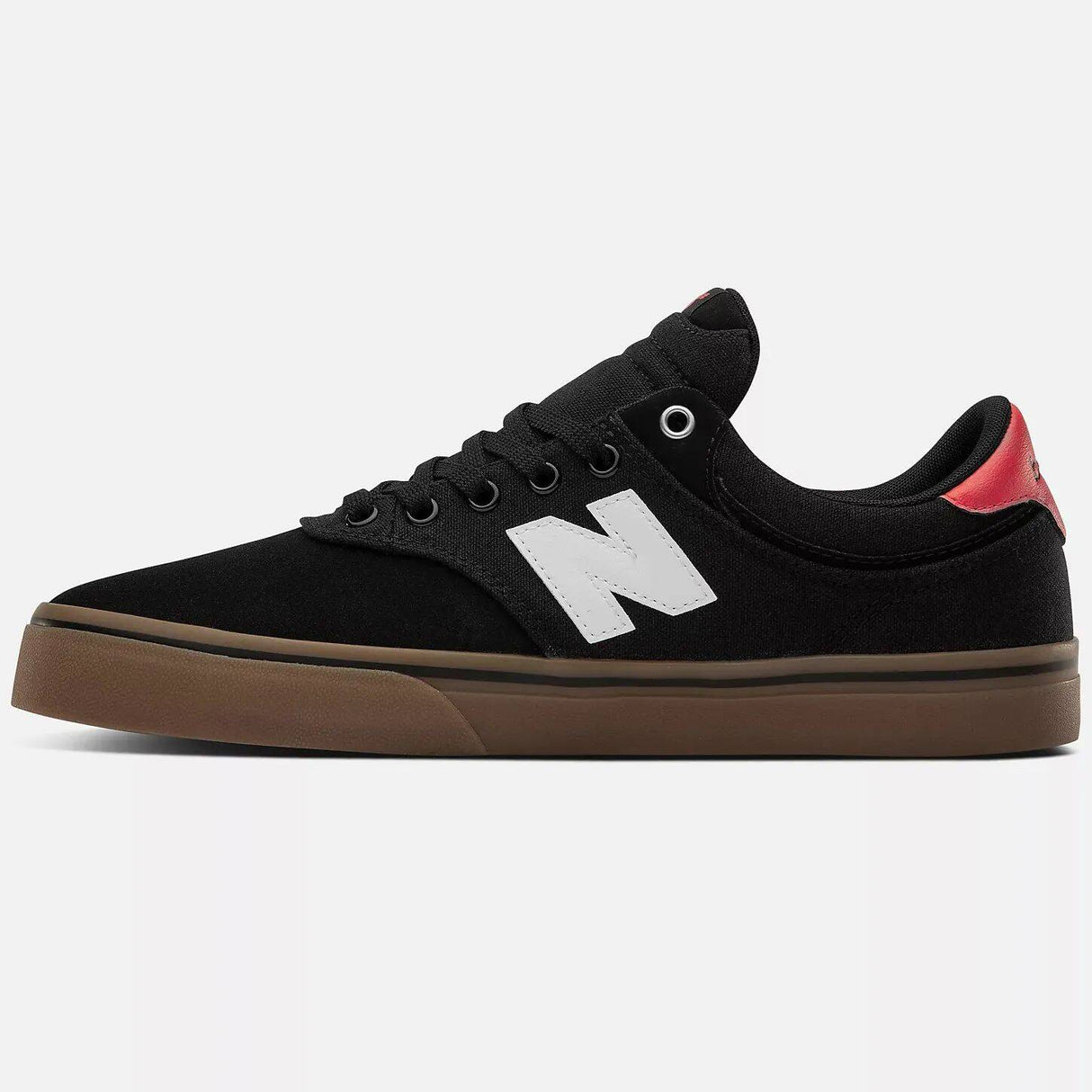 New Balance 255 Skate Shoes - Black/Gum