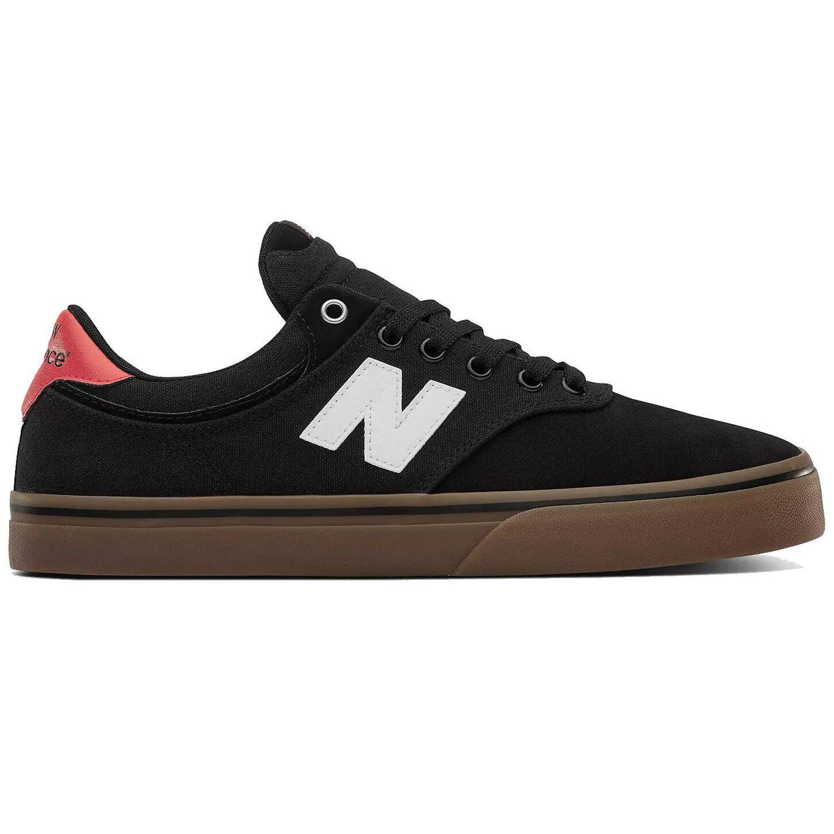 New Balance 255 Skate Shoes - Black/Gum UK 10