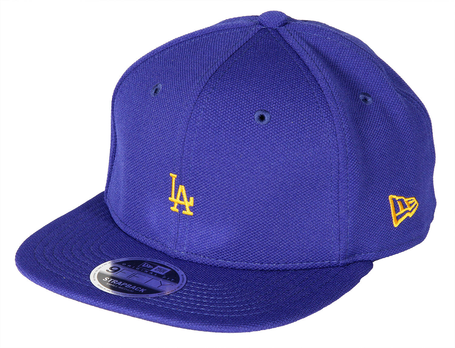 New Era 9FIFTY LA Border Edge Pique Cap - Blue/Gold MED/LRG