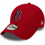 New Era Boston Red Sox MLB Cooperstown Patched 9FORTY Cap - Scarlet