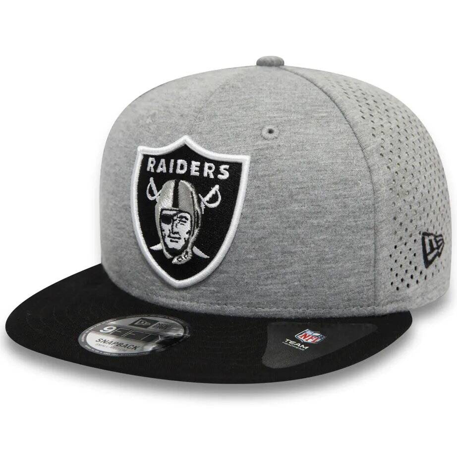 New Era Oakland Raiders NFL Shadow Tech 9FIFTY Snapback Cap - Grey/Black