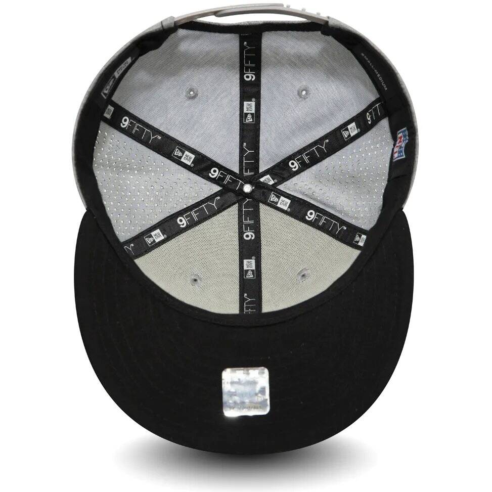 New Era Oakland Raiders NFL Shadow Tech 9FIFTY Snapback Cap - Grey/Black