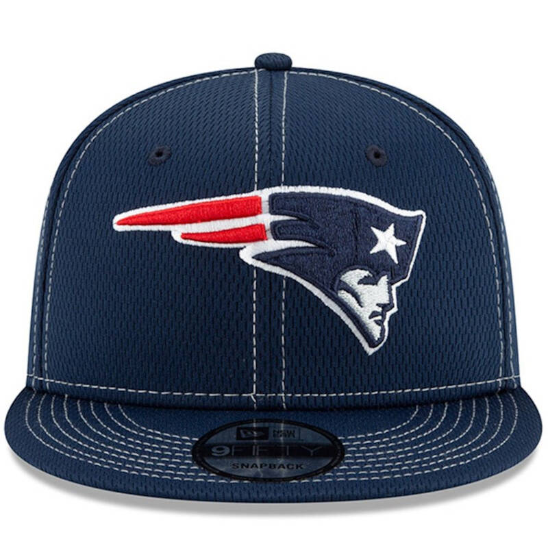 New Era New England Patriots 2019 Sideline Road 950 Cap - Blue SML/MED