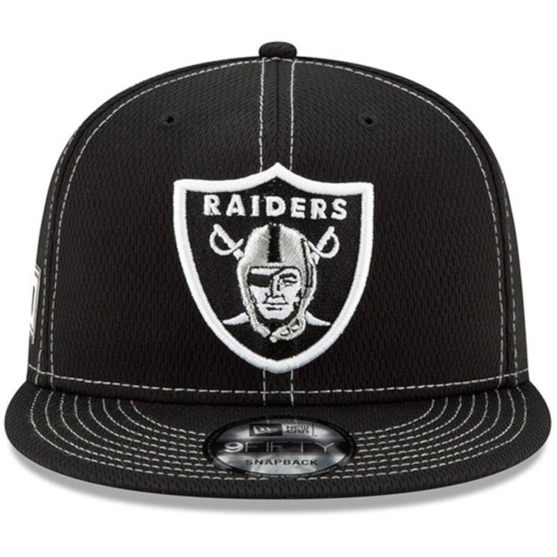 New Era Oakland Raiders 2019 Sideline Road 950 Cap - Black MED/LRG