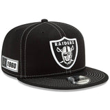 New Era Oakland Raiders 2019 Sideline Road 950 Cap - Black MED/LRG