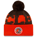 New Era Cleveland Browns NFL Cold Weather Sport Knit Beanie - Original Team Colours