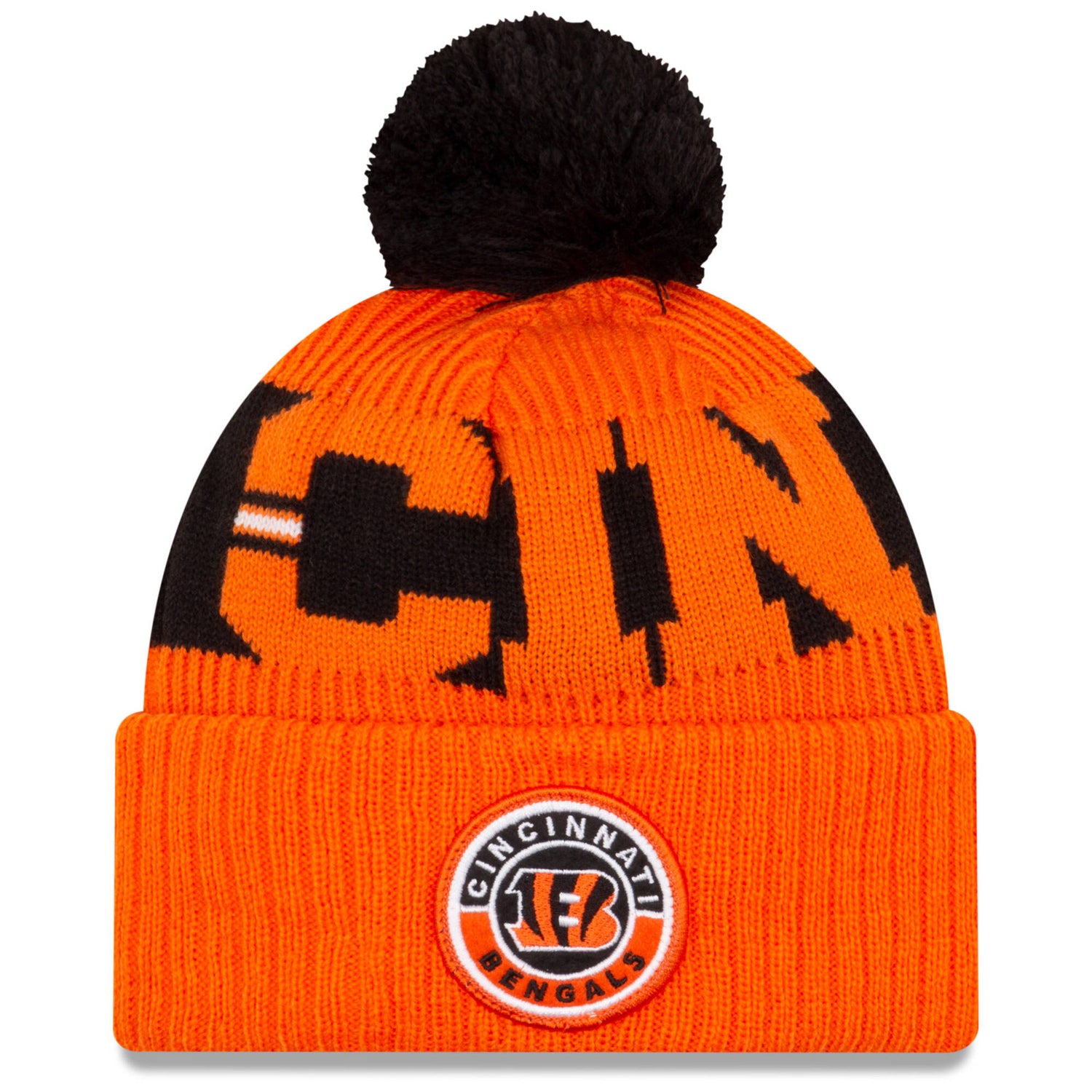 New Era Cincinnati Bengals NFL Cold Weather Sport Knit Beanie - Original Team Colours