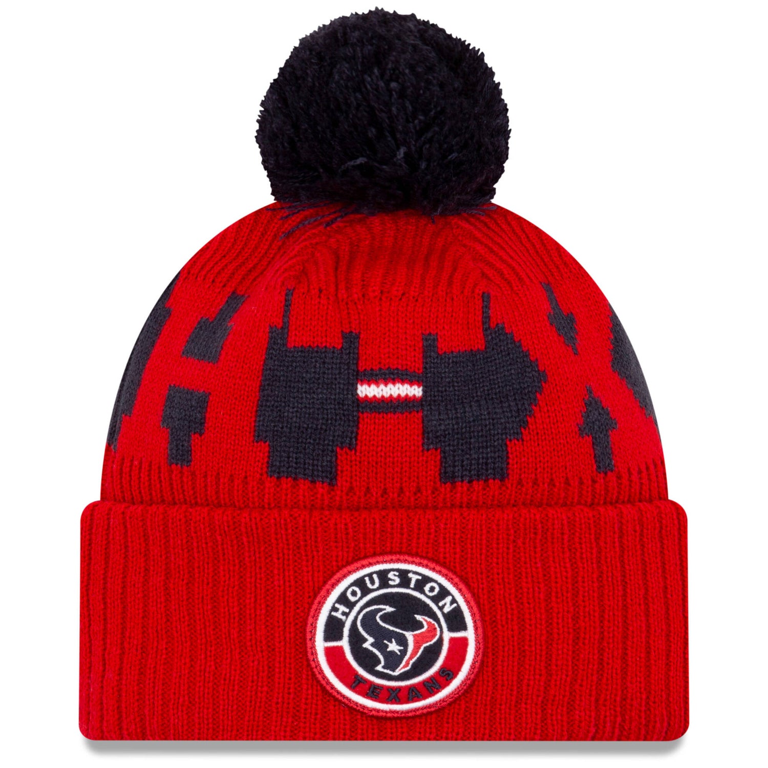 New Era Houston Texans NFL Cold Weather Sport Knit Beanie - Original Team Colours