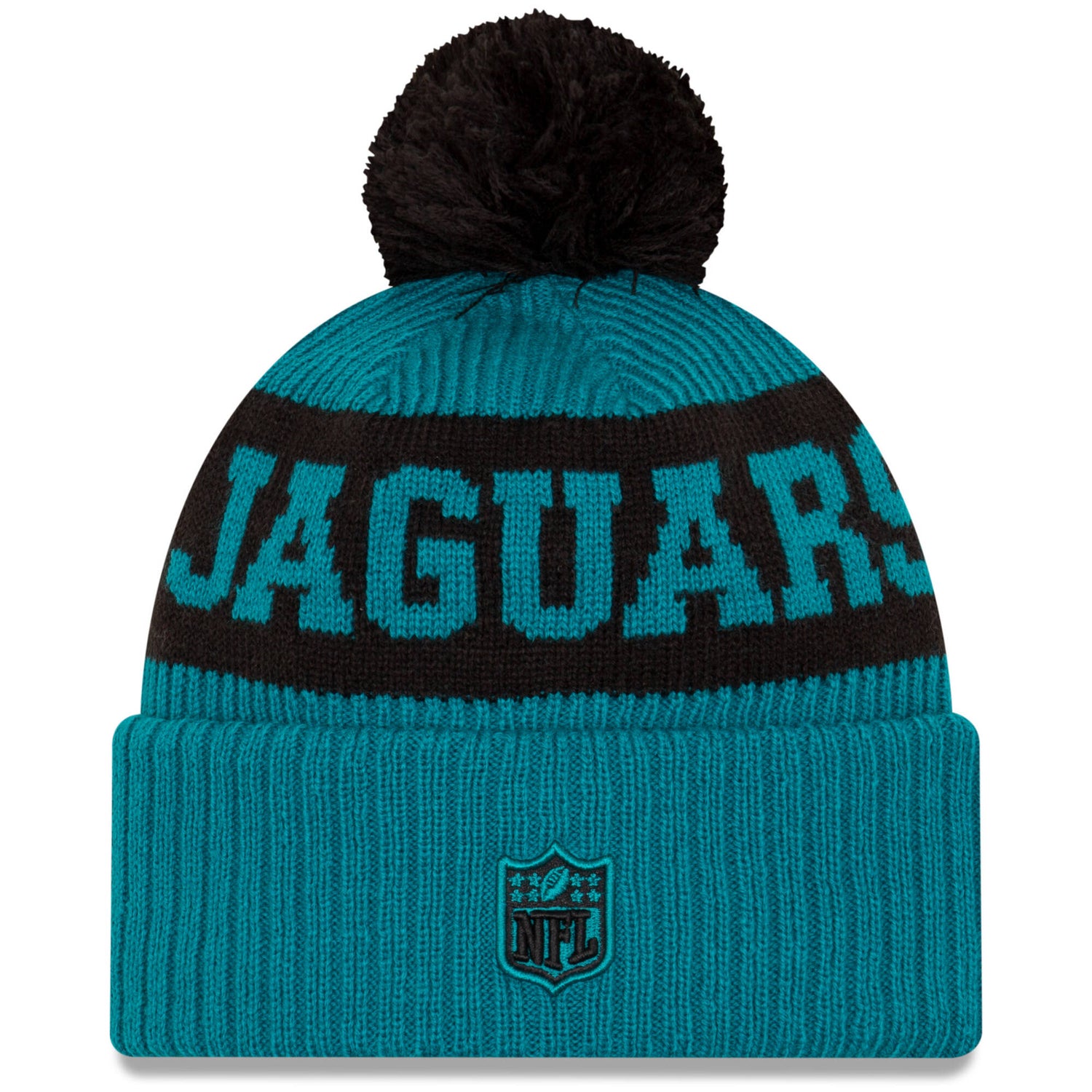New Era Jacksonville Jaguars NFL Cold Weather Sport Knit Beanie - Original Team Colours