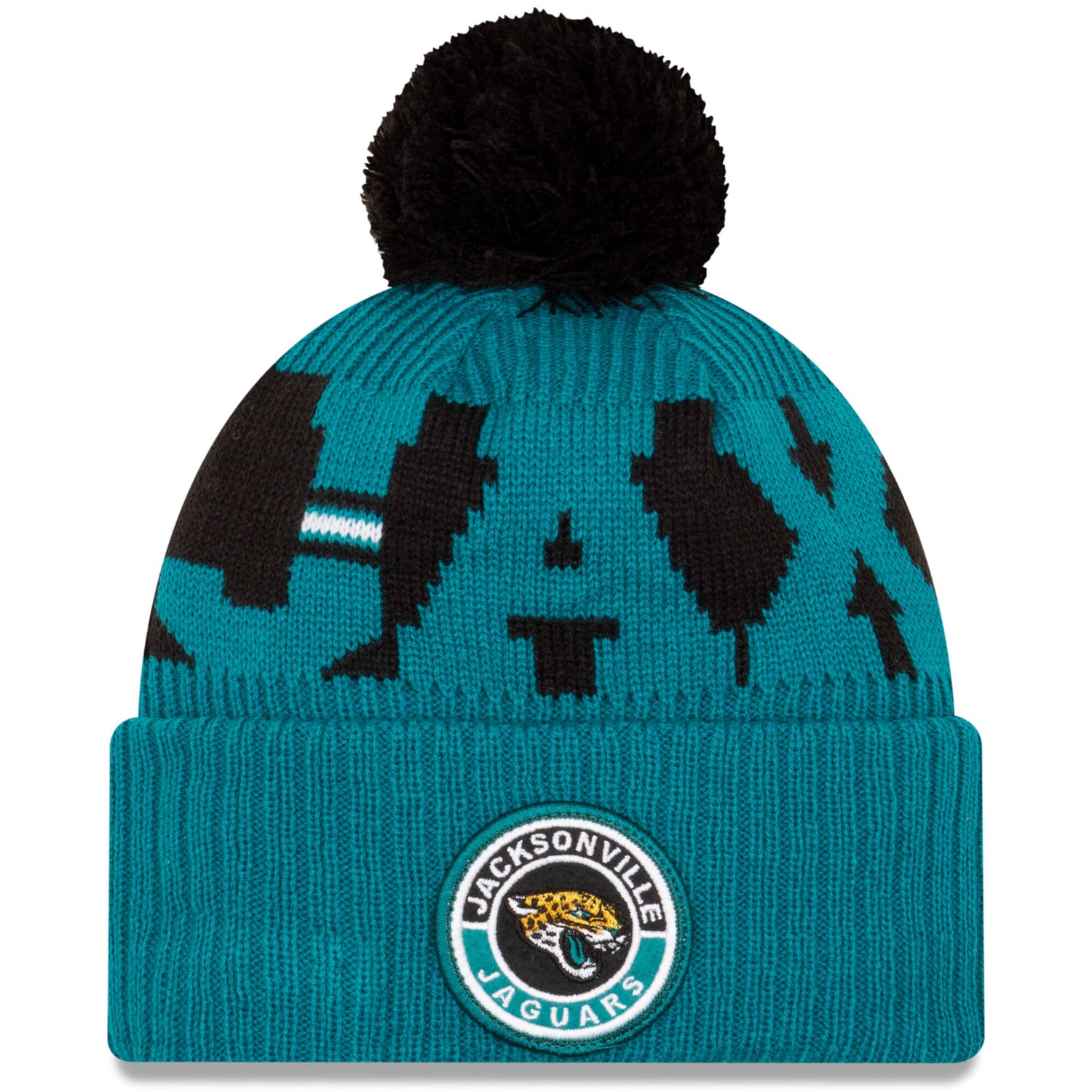 New Era Jacksonville Jaguars NFL Cold Weather Sport Knit Beanie - Original Team Colours