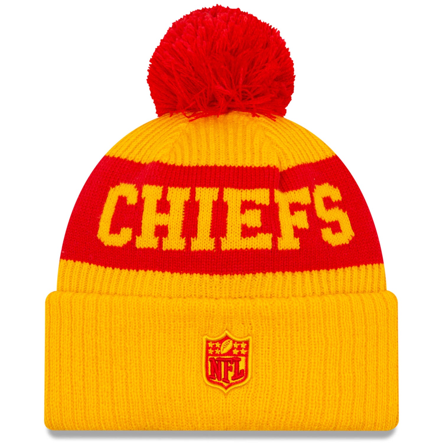 New Era Kansas City Chiefs NFL Cold Weather Sport Knit Beanie - Original Team Colours