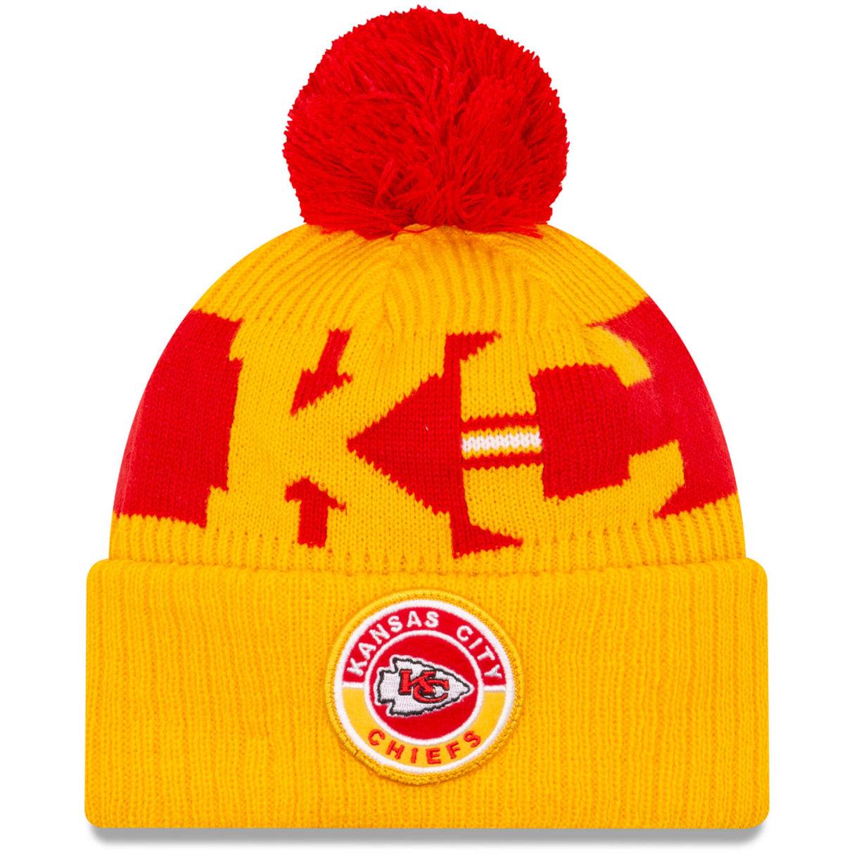 New Era Kansas City Chiefs NFL Cold Weather Sport Knit Beanie - Original Team Colours