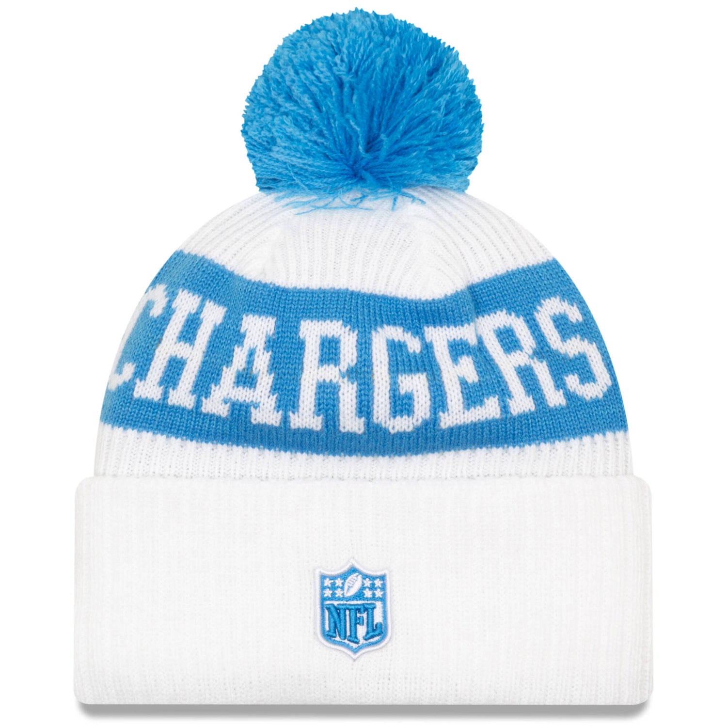 New Era Los Angeles Chargers NFL Cold Weather Sport Knit Beanie - Original Team Colours
