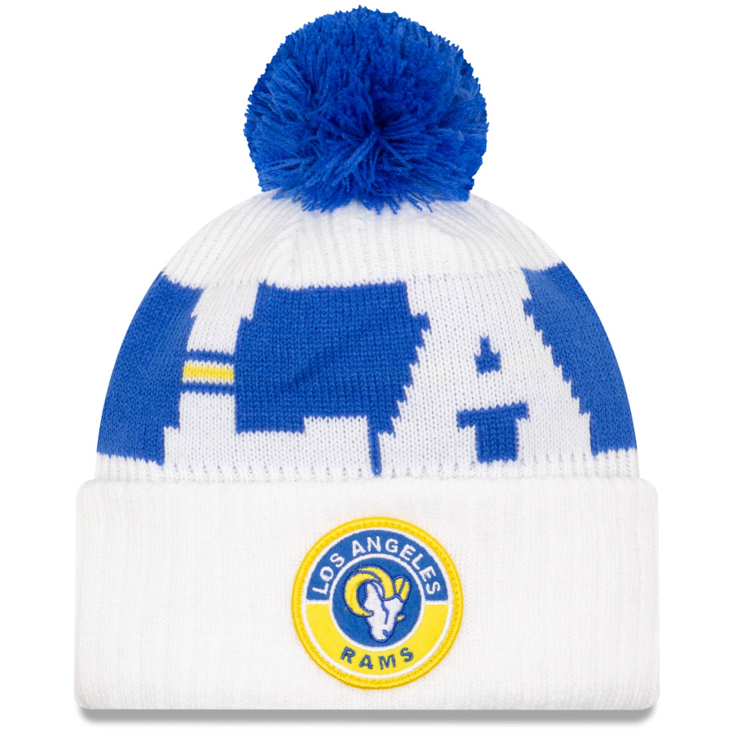 New Era Los Angeles Rams NFL Cold Weather Sport Knit Beanie - Original Team Colours