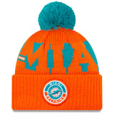 New Era Miami Dolphins NFL Cold Weather Sport Knit Beanie - Original Team Colours
