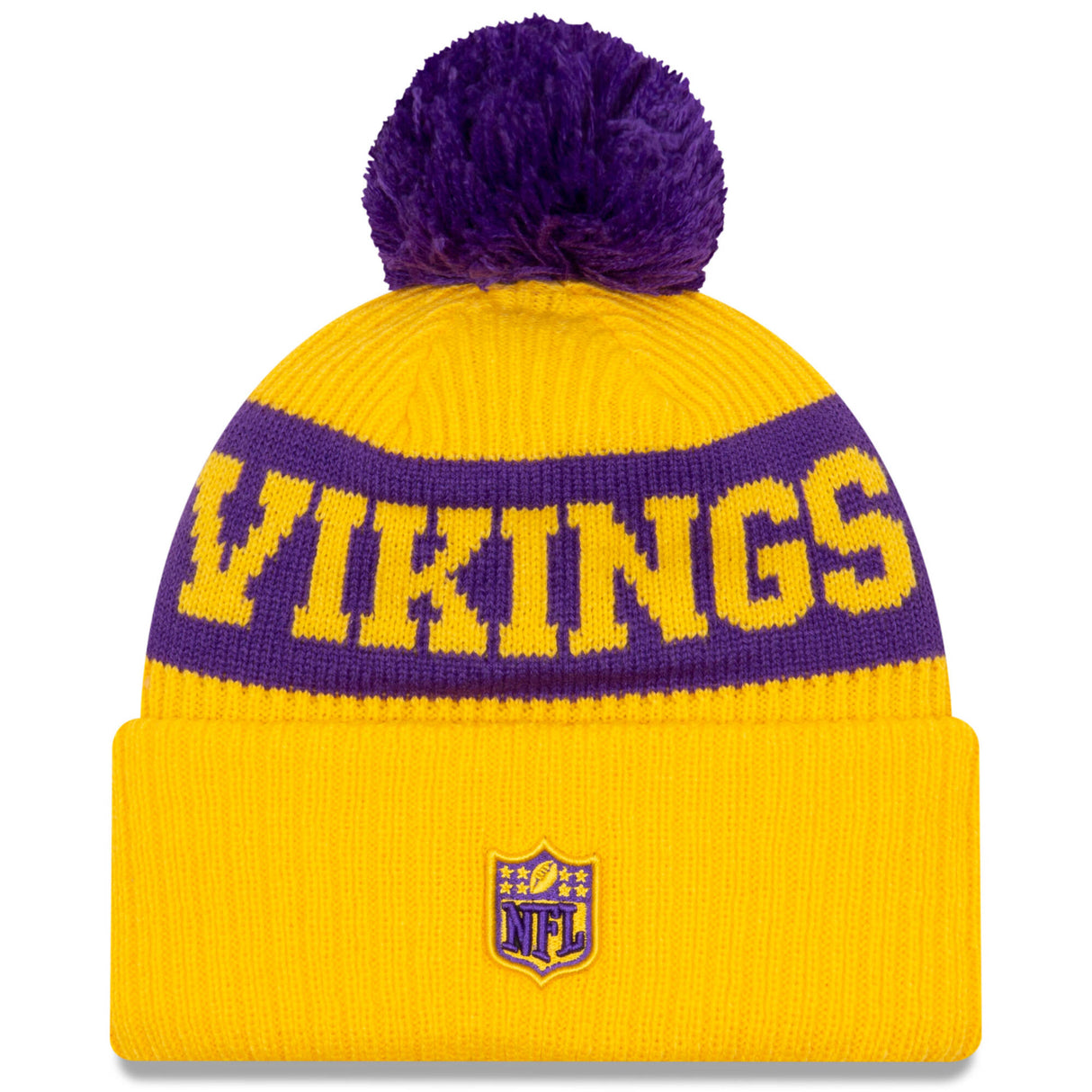 New Era Minnesota Vikings NFL Cold Weather Sport Knit Beanie - Original Team Colours