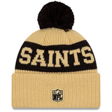 New Era New Orleans Saints NFL Cold Weather Sport Knit Beanie - Original Team Colours