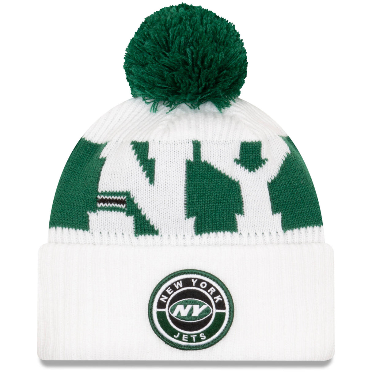 New Era New York Jets NFL Cold Weather Sport Knit Beanie - Original Team Colours