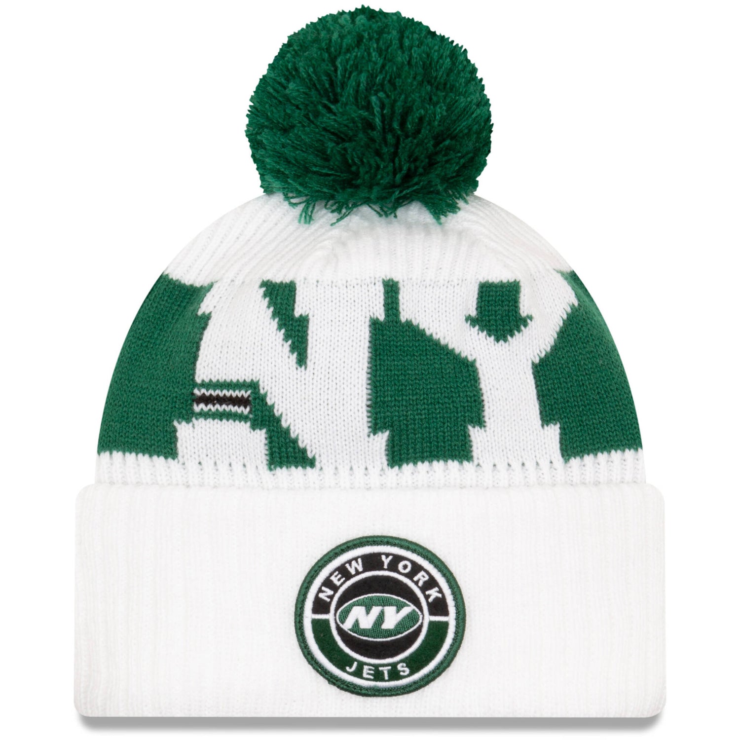 New Era New York Jets NFL Cold Weather Sport Knit Beanie - Original Team Colours