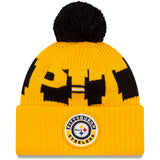 New Era Pittsburgh Steelers NFL Cold Weather Sport Knit Beanie - Original Team Colours