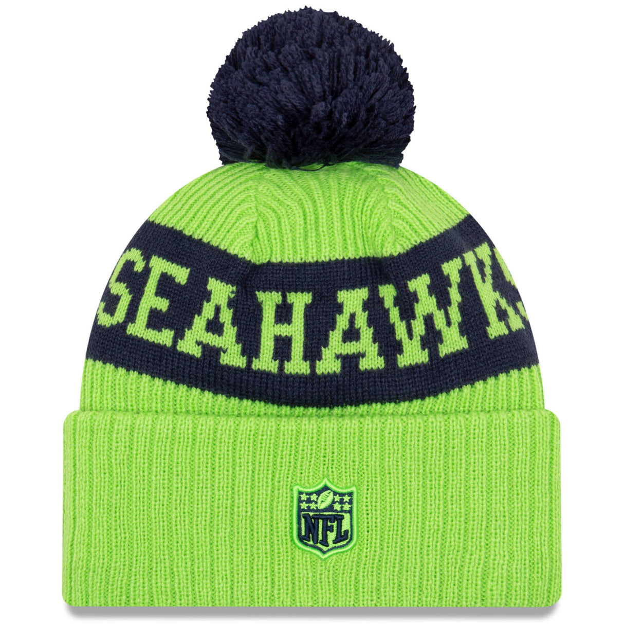 New Era Seattle Seahawks NFL Cold Weather Sport Knit Beanie - Original Team Colours
