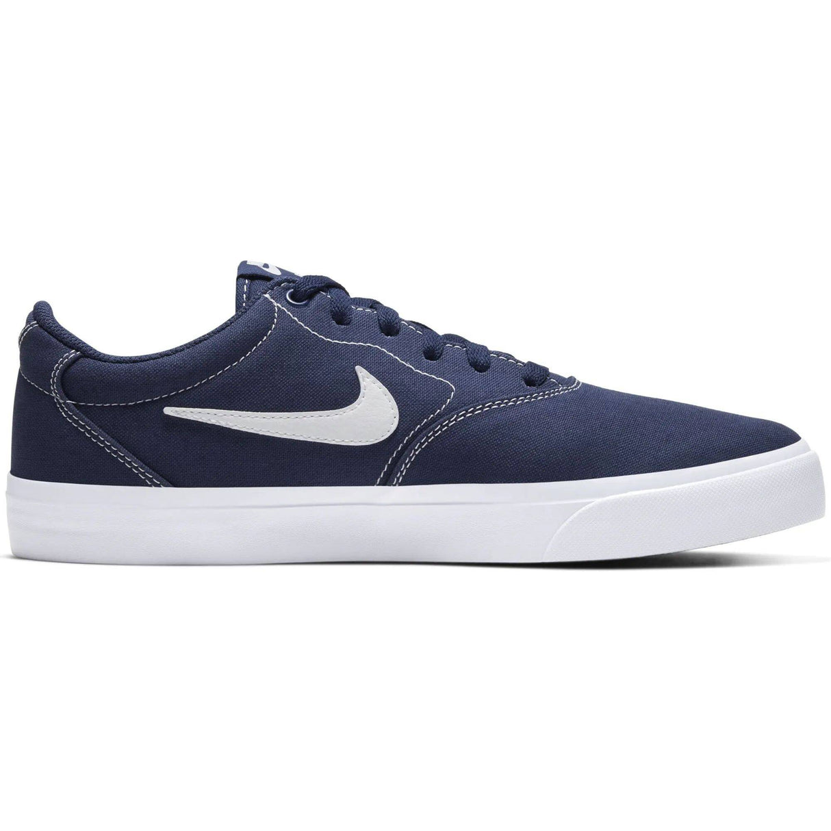 Nike SB Charge SLR Skate Shoes - Midnight Navy/White-Midnight Navy
