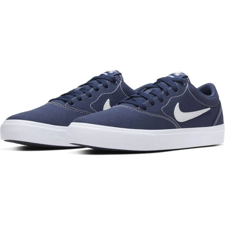 Nike SB Charge SLR Skate Shoes - Midnight Navy/White-Midnight Navy