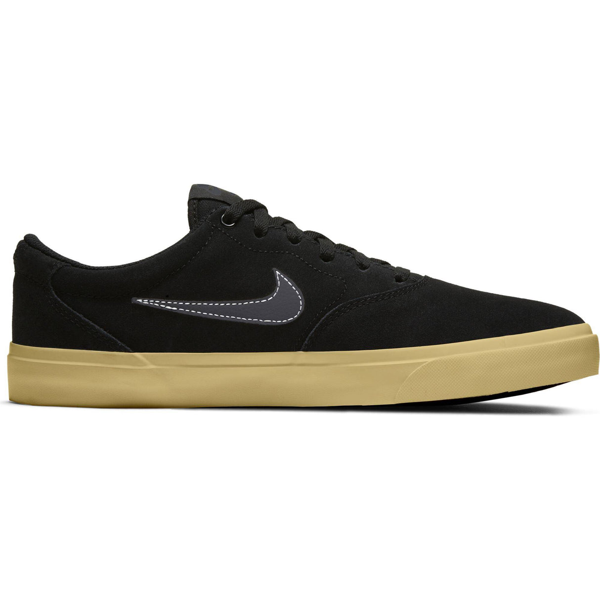 Nike SB Charge Suede Skate Shoes - Black/Anthracite-Black-Gum Light Brown UK 7