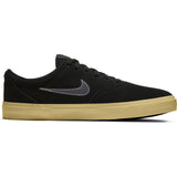 Nike SB Charge Suede Skate Shoes - Black/Anthracite-Black-Gum Light Brown UK 7