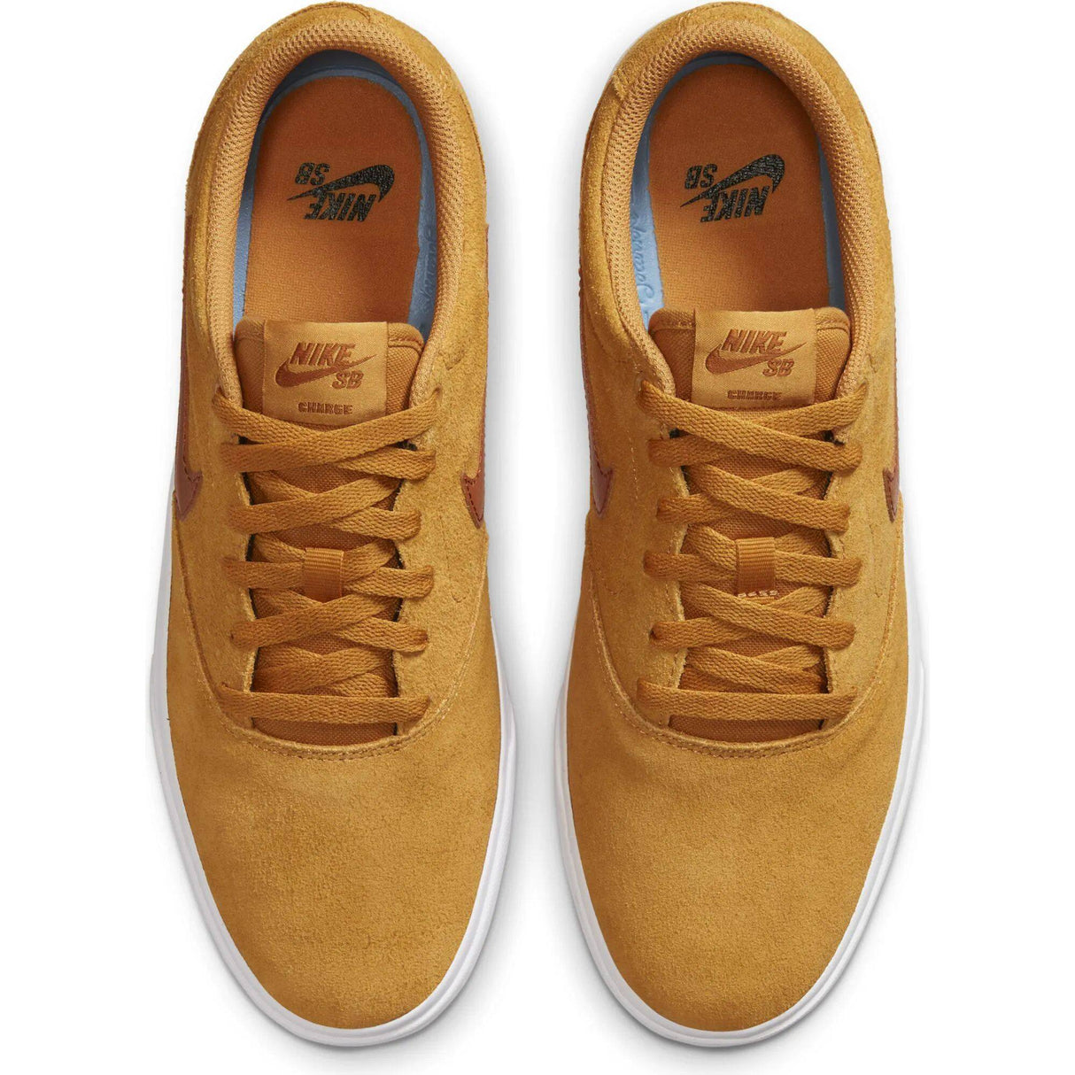 Nike SB Charge Suede Skate Shoes - Chutney/Tawny-Chutney-White
