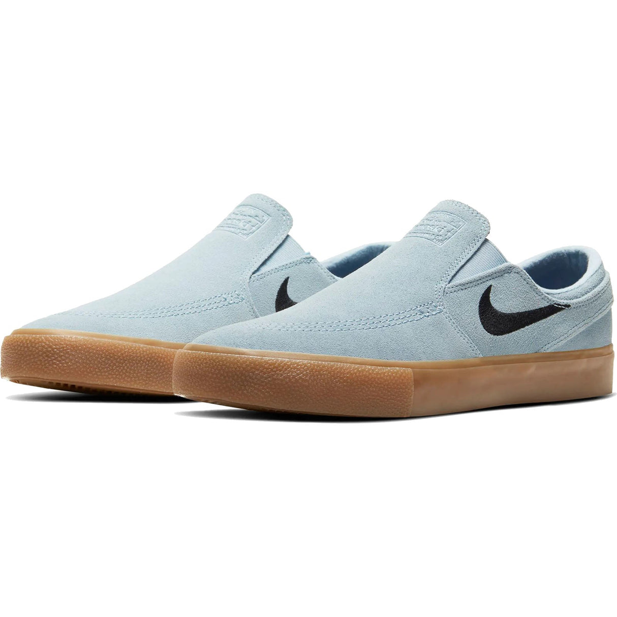 Nike SB Zoom Janoski Slip RM Skate Shoes - Lt Armory Blue/Black-Lt Armory Blue