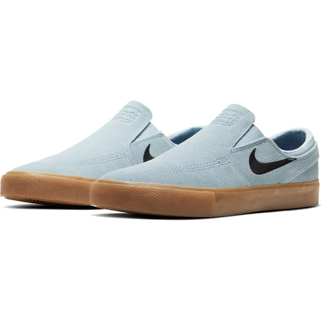 Nike SB Zoom Janoski Slip RM Skate Shoes - Lt Armory Blue/Black-Lt Armory Blue