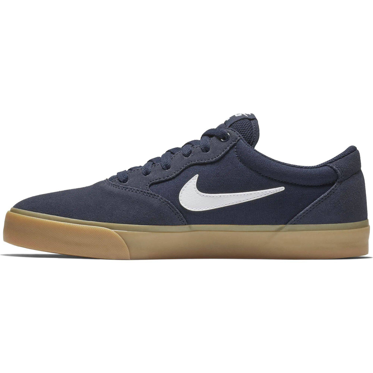 Nike SB Chron SLR Skate Shoes - Obsidian/White/Gum