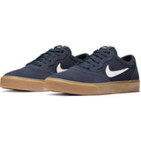 Nike SB Chron SLR Skate Shoes - Obsidian/White/Gum