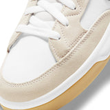 Nike SB Adversary Premium Skate Shoes - White/Midnight Navy-Turf Orange