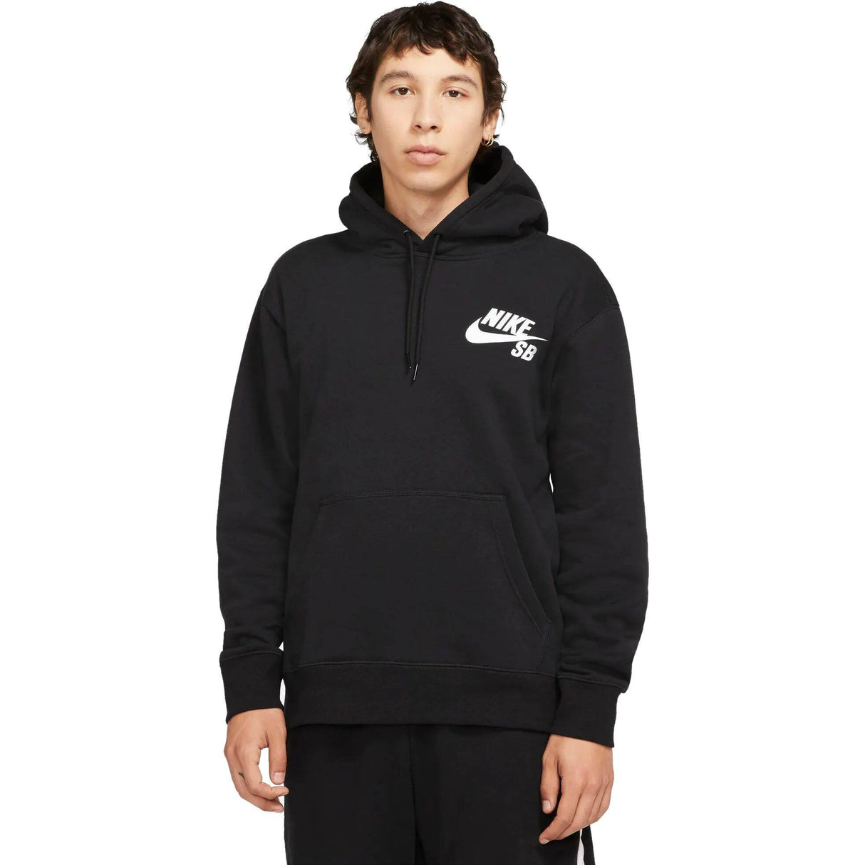 Nike SB Essential Icon Hoodie - Black/White