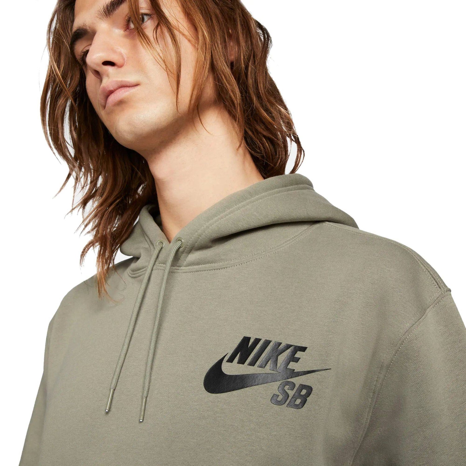 Nike SB Essential Icon Hoodie - Light Army/Black