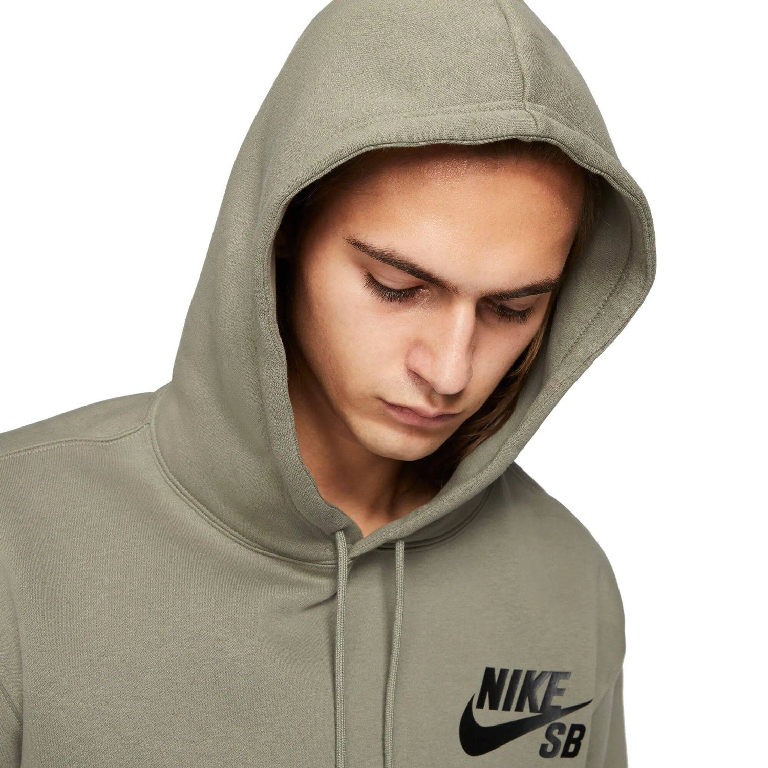 Nike SB Essential Icon Hoodie - Light Army/Black