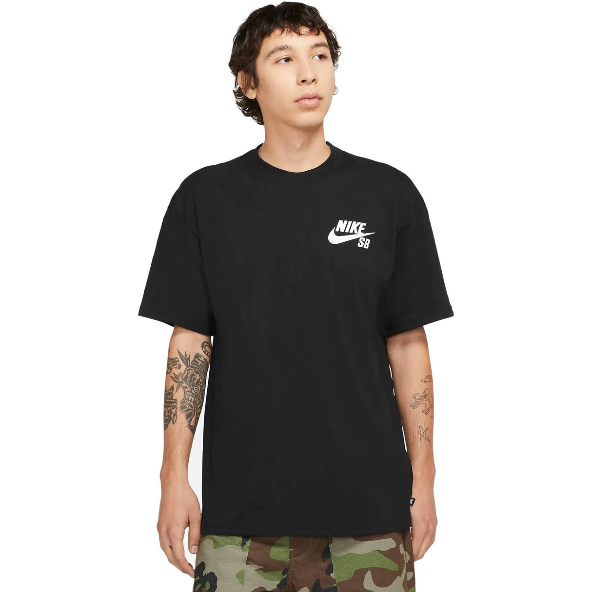 Nike SB Logo T Shirt - Black/White