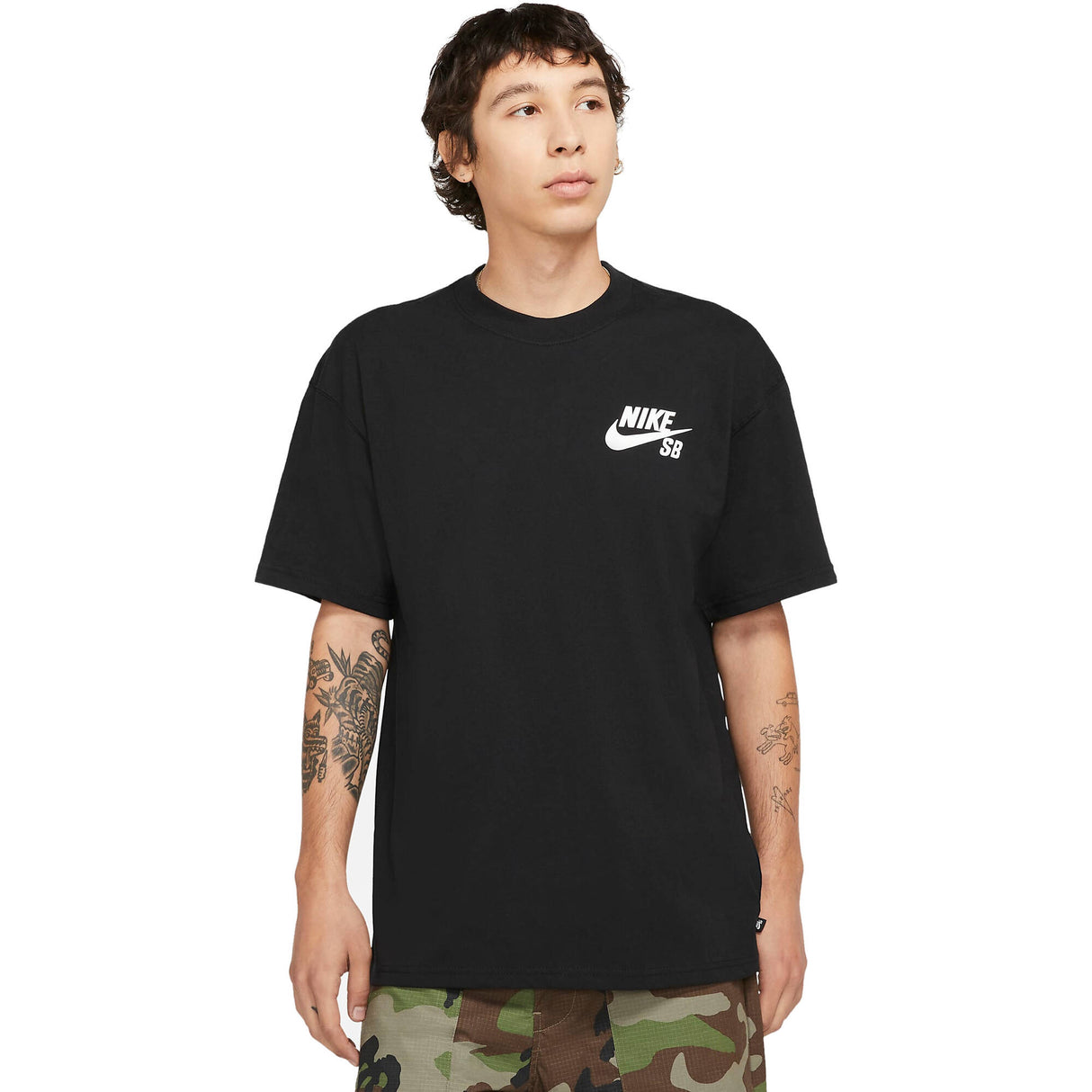 Nike SB Logo T Shirt - Black/White LRG