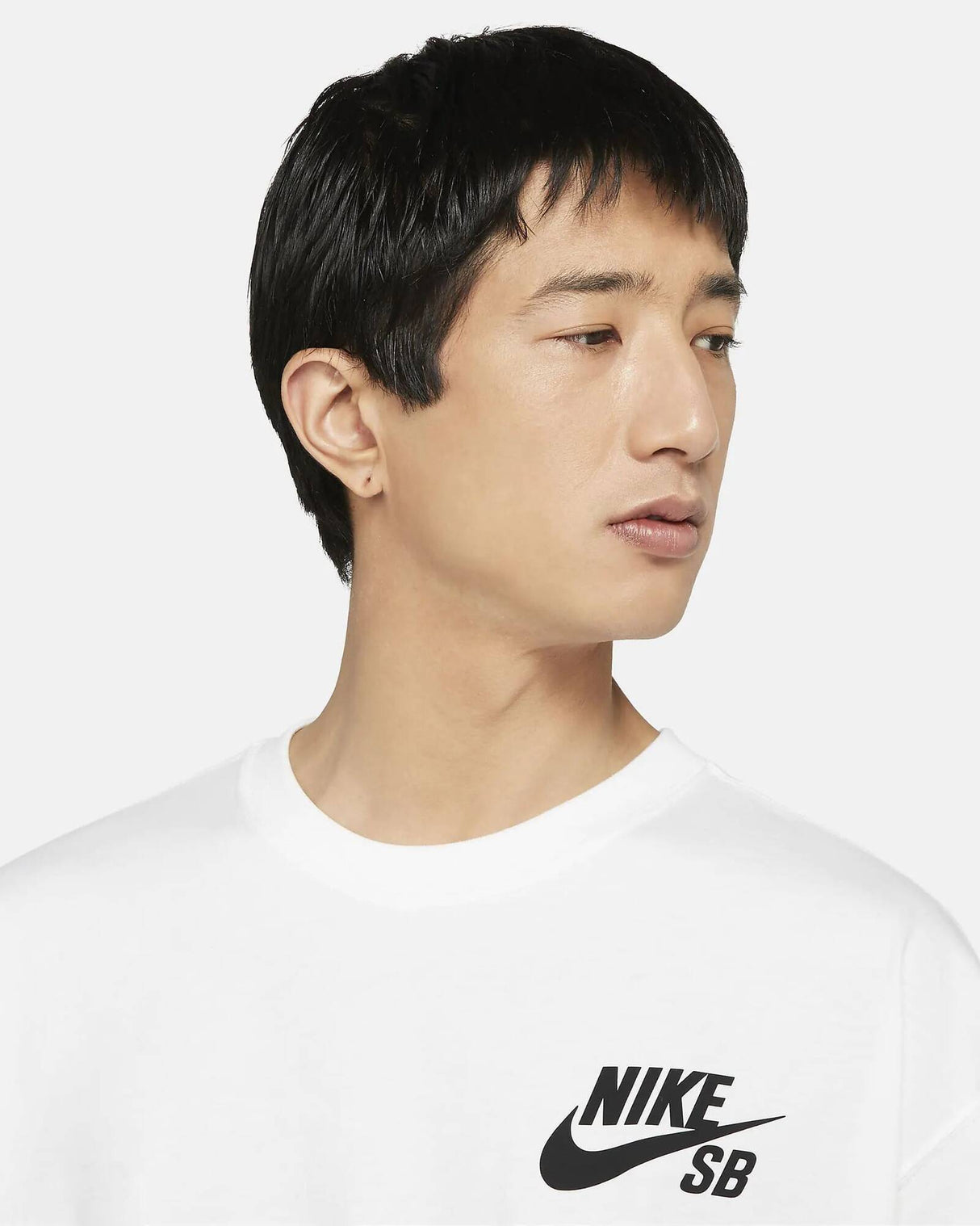 Nike SB Logo T Shirt - White/Black