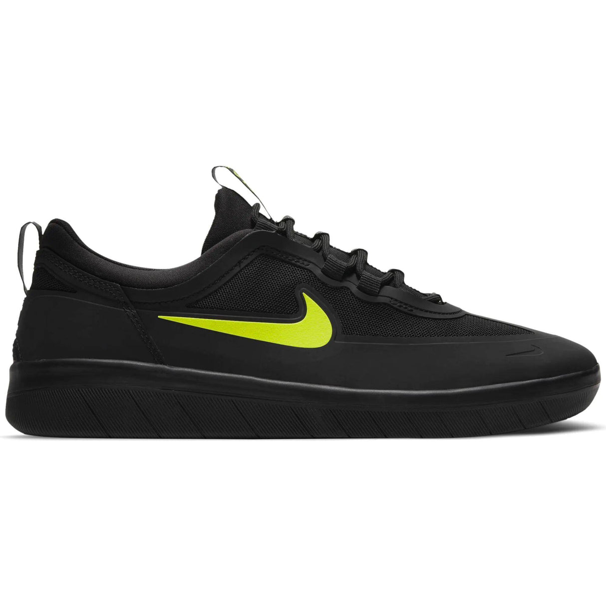 Nike SB Nyjah Free 2.0 Skate Shoes - Black/Cyber-Black-Black