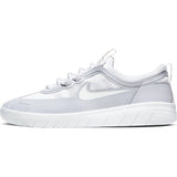 Nike SB Nyjah Free 2.0 Skate Shoes - Sky Grey/White-Sky Grey-Metallic Gold
